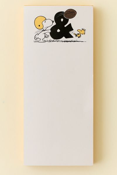 Graphique X Peanuts 75th Anniversary Magnetic Notepad