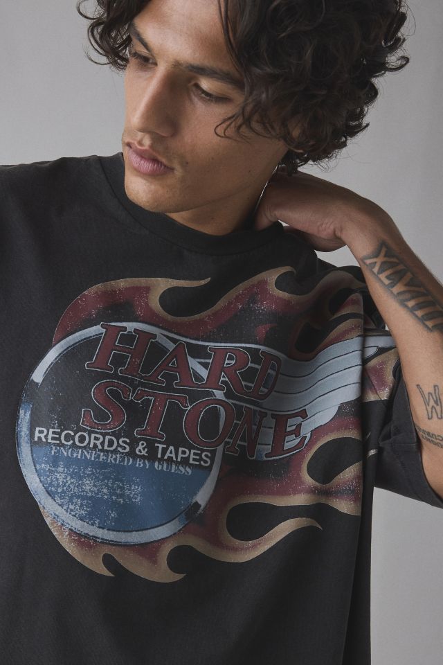 HARDSTONE – Engineered By GUESS Fire Graphic Tee #3