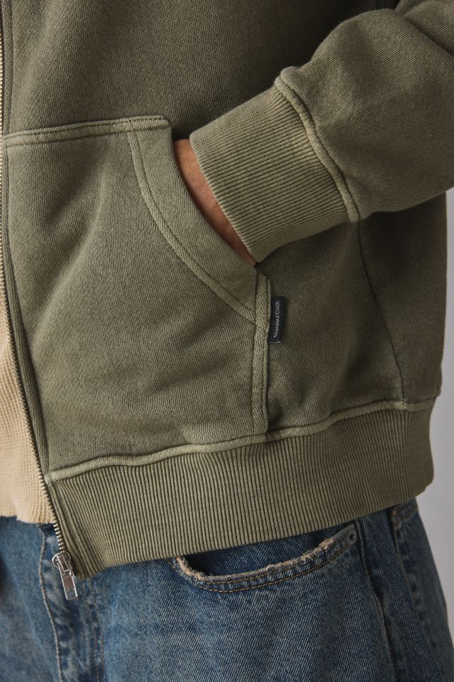 Standard Cloth Pregame Zip-Up Hoodie Sweatshirt | Urban Outfitters