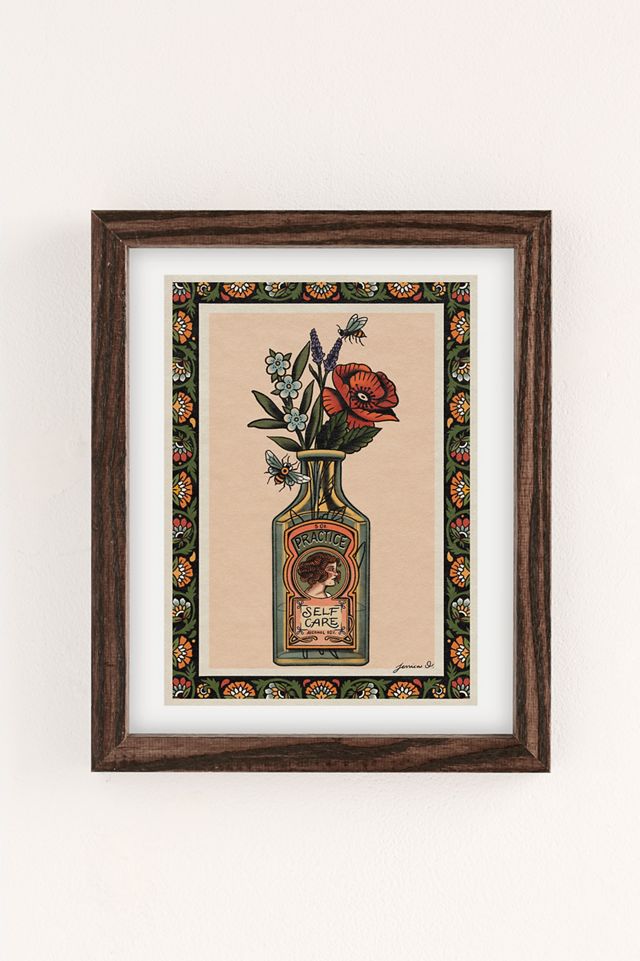 Jessica O. Practice Self Care Art Print #1