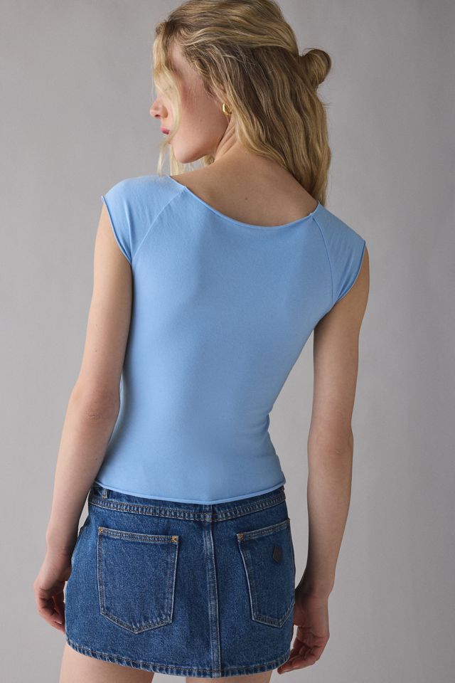 Out From Under Cotton Compression Boatneck Strawberry Graphic Tee #4