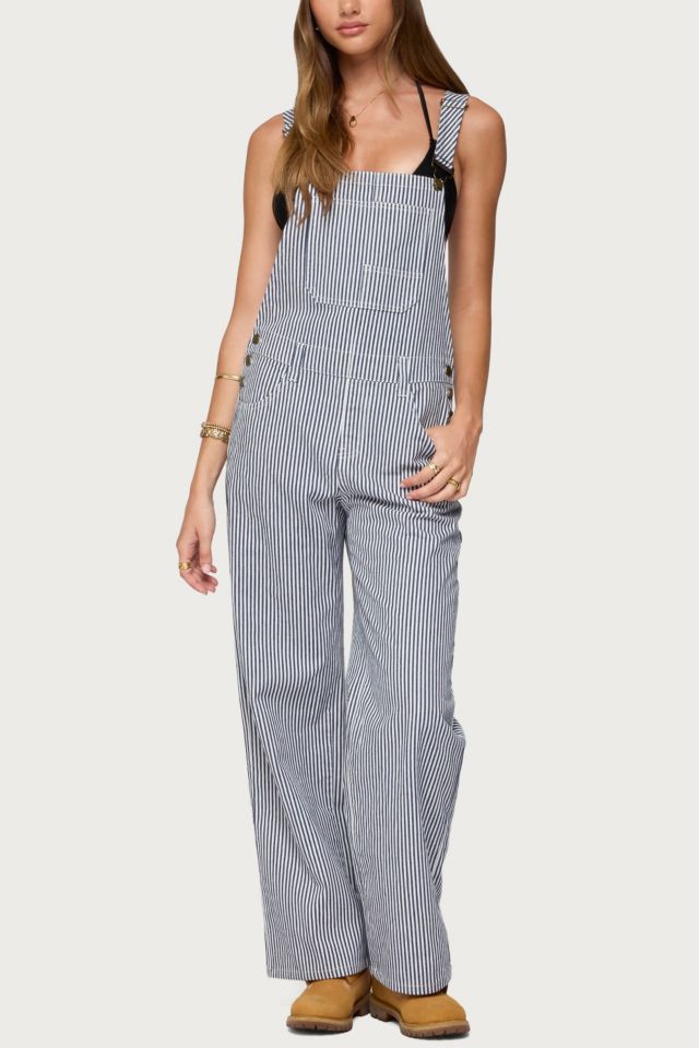 Edikted Tamsin Striped Overalls #3