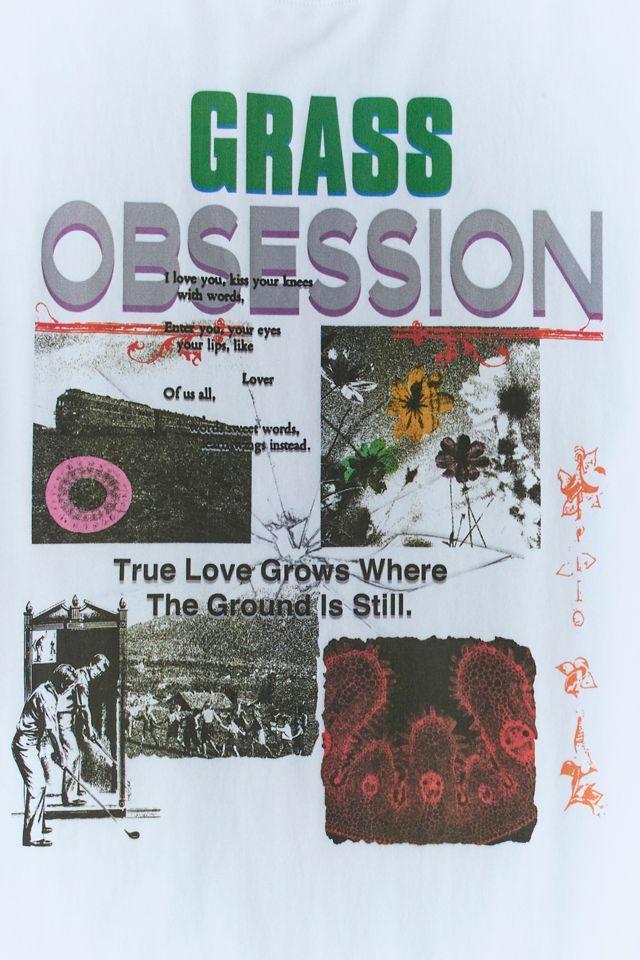 Students Golf Grass Obsession Graphic Tee #1