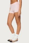 Edikted Lorie Ribbed Knit Shorts
