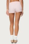 Edikted Lorie Ribbed Knit Shorts
