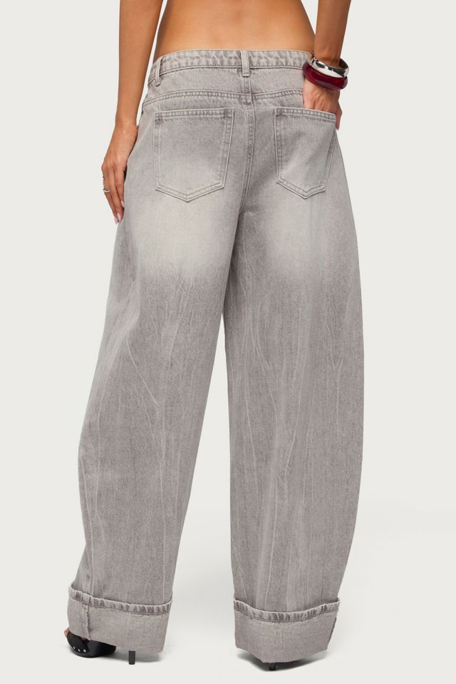 Edikted Kella Low Rise Baggy Jeans #2