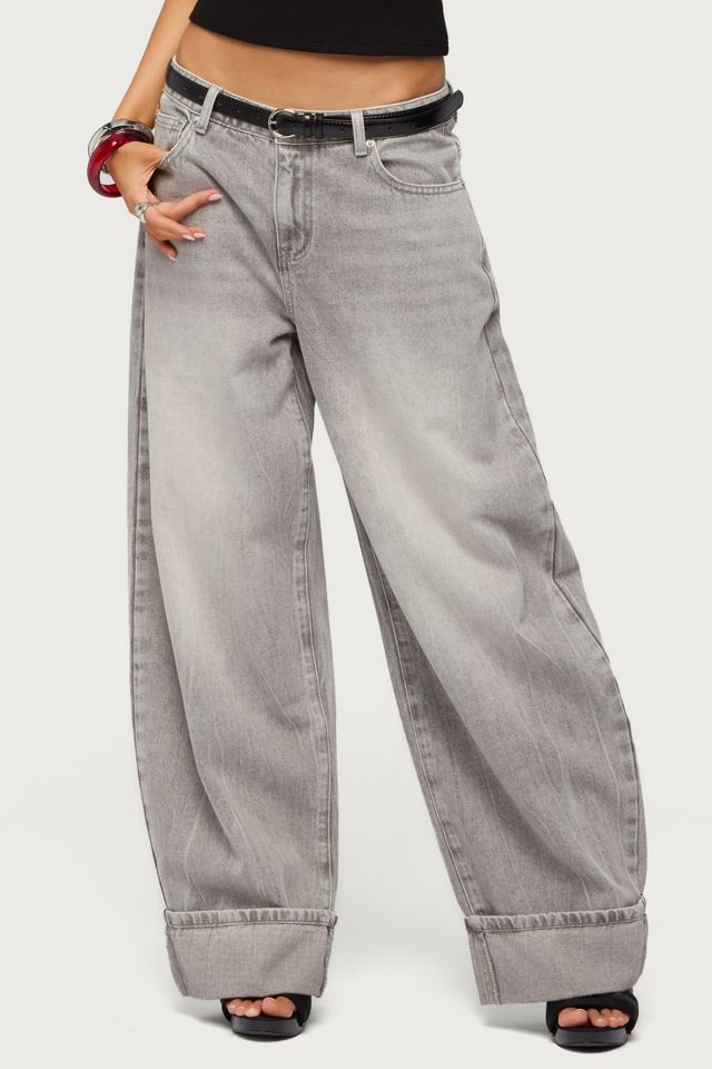 Edikted Kella Low Rise Baggy Jeans #3