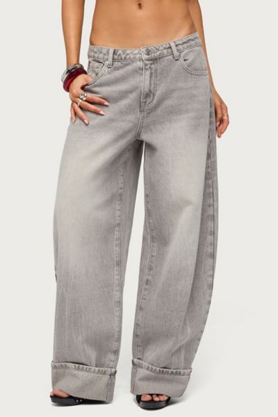 Edikted Kella Low Rise Baggy Jeans