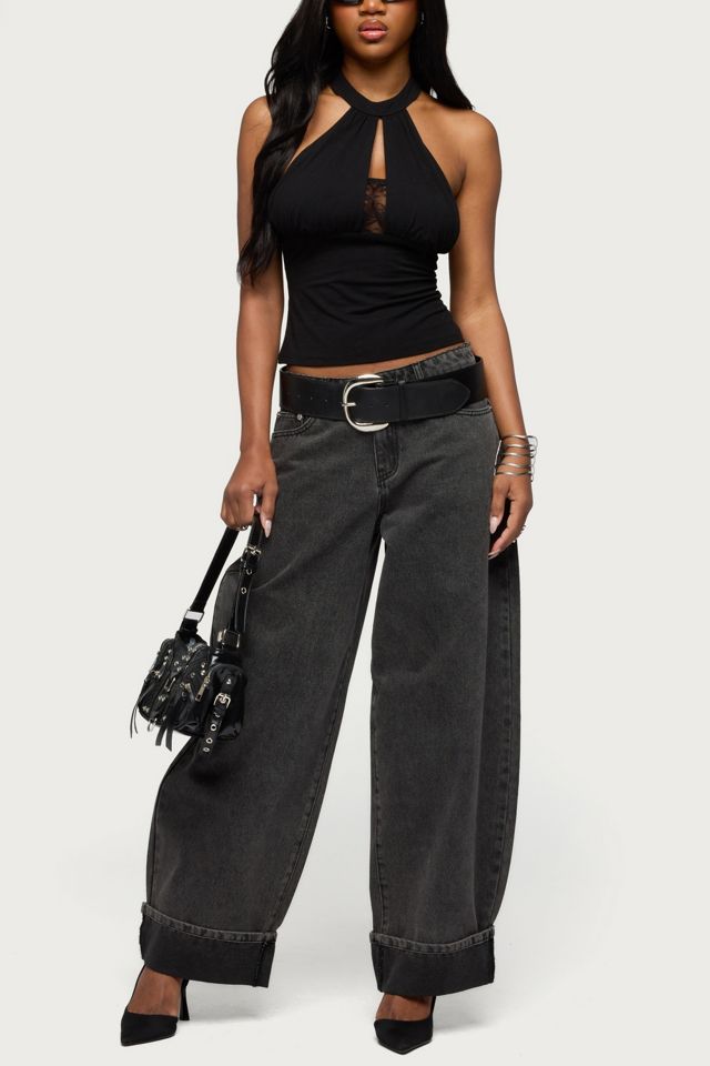 Edikted Kella Extra Oversized Low Rise Jean #1