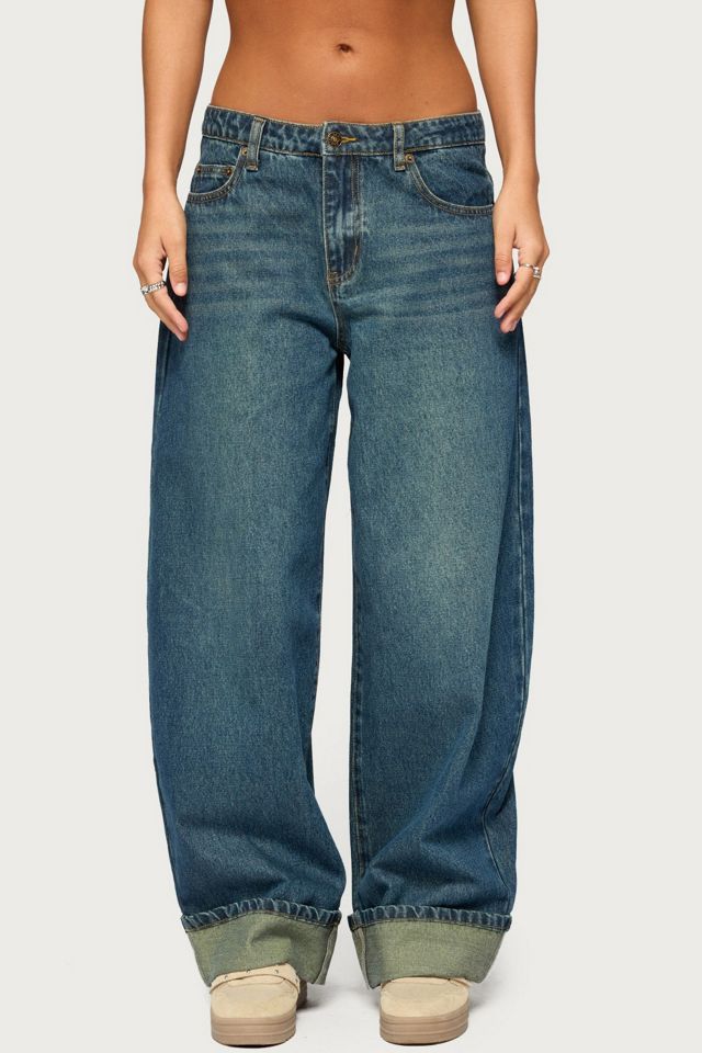 Edikted Kella Low Rise Baggy Jeans #1