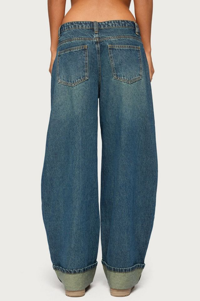 Edikted Kella Low Rise Baggy Jeans #4