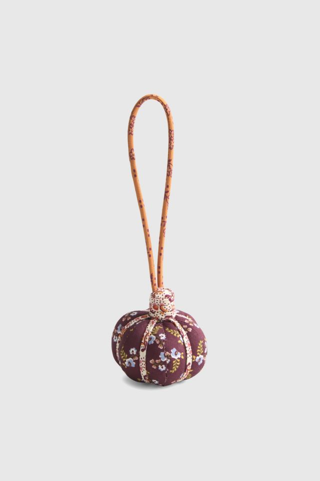 Vera Bradley Cotton Pumpkin Bag Charm #1