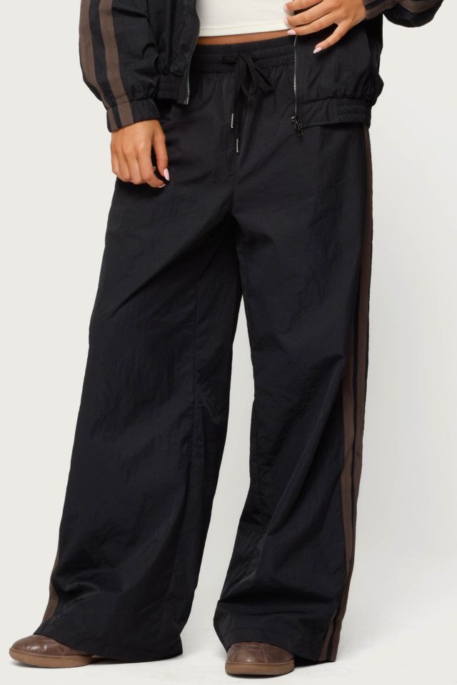 Edikted Kieran Stripey Nylon Track Pants #2