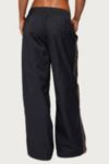 Edikted Kieran Stripey Nylon Track Pants