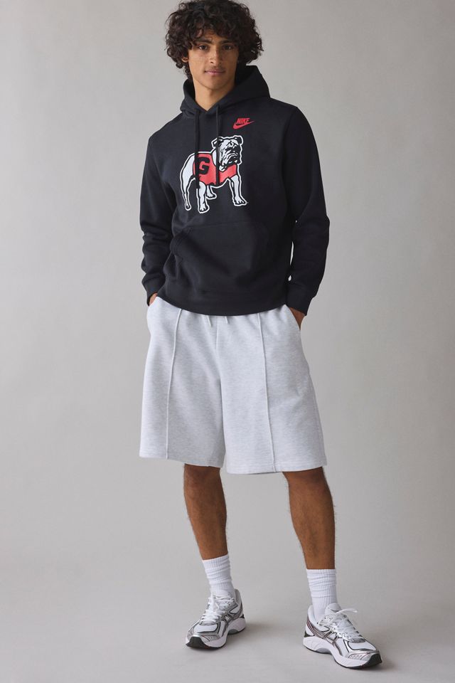 Fanatics Georgia Bulldogs Team Logo Graphic Nike Legacy Club Fleece Hoodie Sweatshirt #1