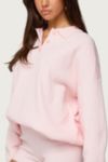 Edikted Lorie Oversized Knit Polo Sweater