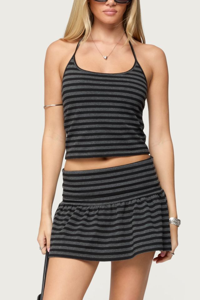 Edikted Moria Striped Halter Top #3