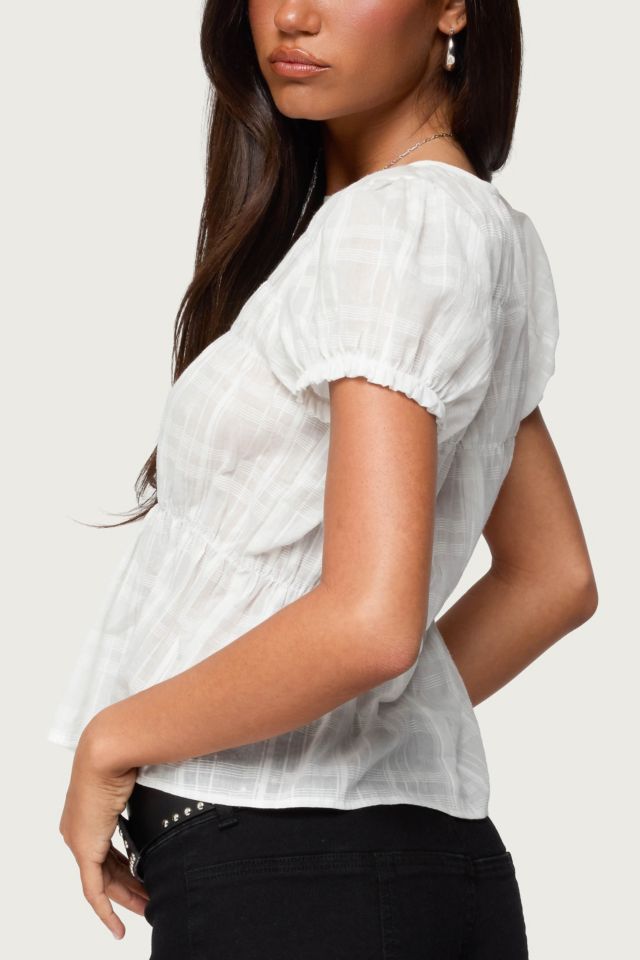 Edikted Maricella Gathered Tiered Top #4