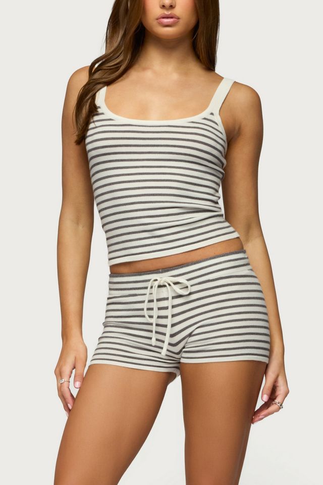Edikted Lillian Striped Knit Tank Top #3