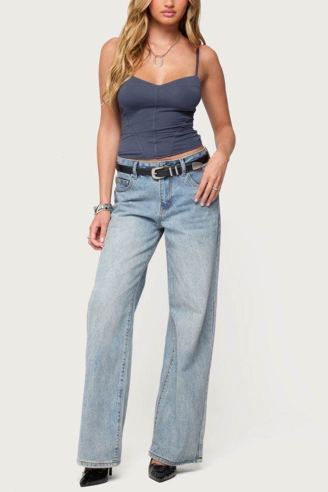 Edikted Katanya Lace Up Top #1