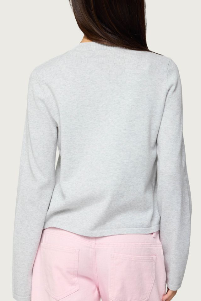 Edikted Jenie Split Front Knit Cardigan #4