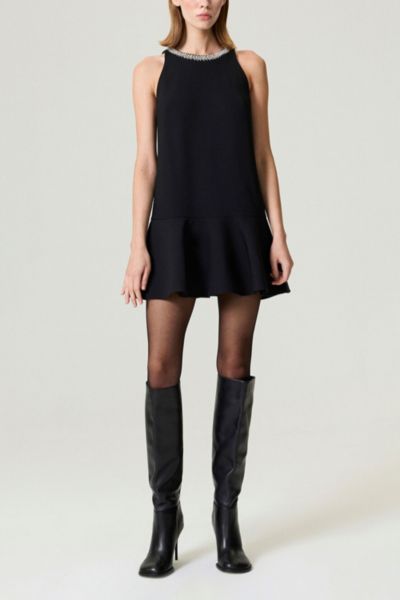 Nocturne Ruffled Mini Dress