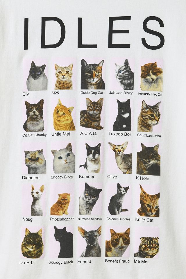 IDLES Cat Graphic Tee #1