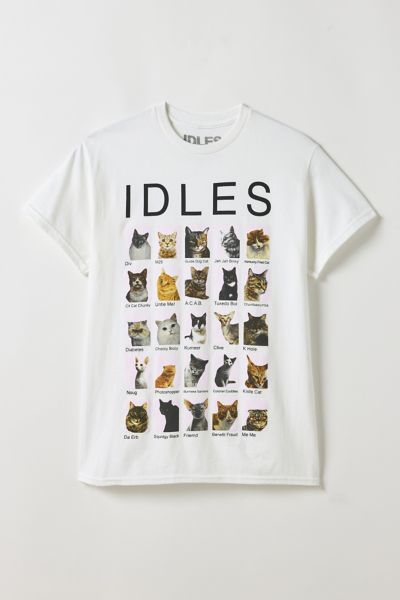 IDLES Cat Graphic Tee