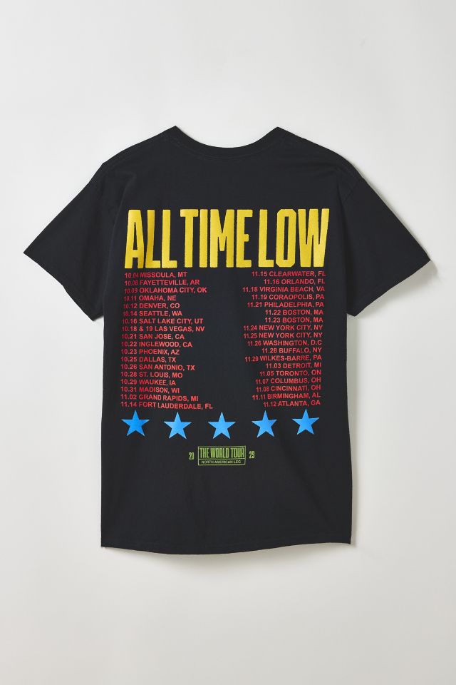 T-shirt graphique de la tournée All Time Low #1