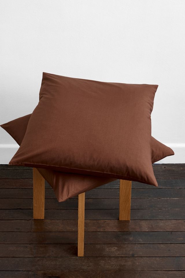 Bed Threads Organic Cotton Percale Square Pillowcase Set #1