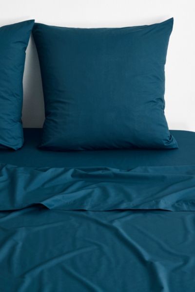 Bed Threads Organic Cotton Percale Square Pillowcase Set