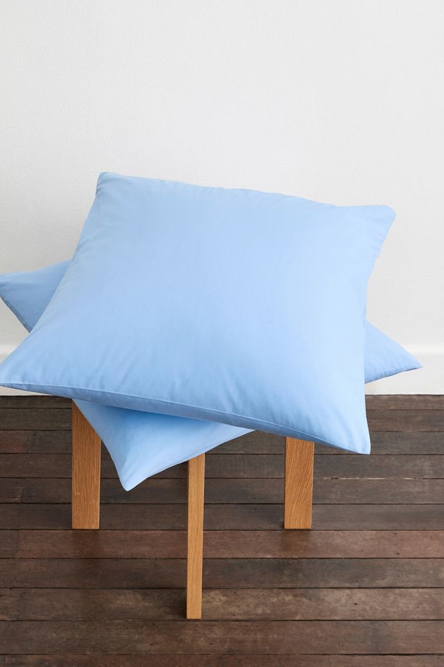 Bed Threads Organic Cotton Percale Square Pillowcase Set #1