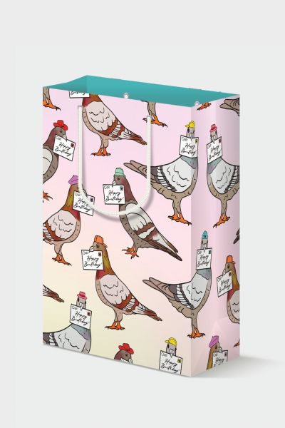 Boss Dotty Pigeon Birthday Gift Bag