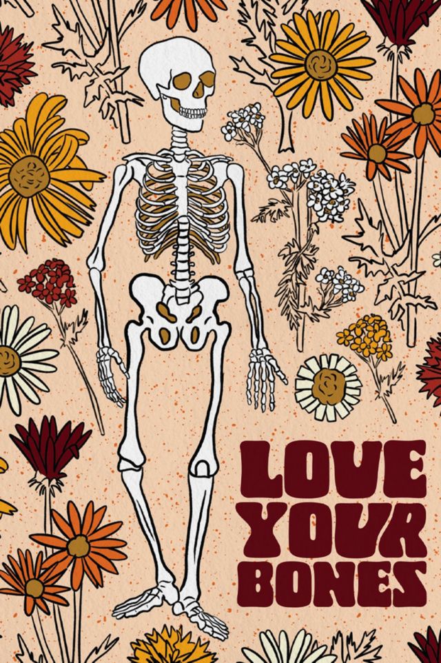 Boss Dotty Skeleton Love Greeting Card #1