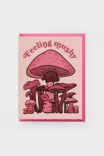 Boss Dotty Mushroom Love Greeting Card