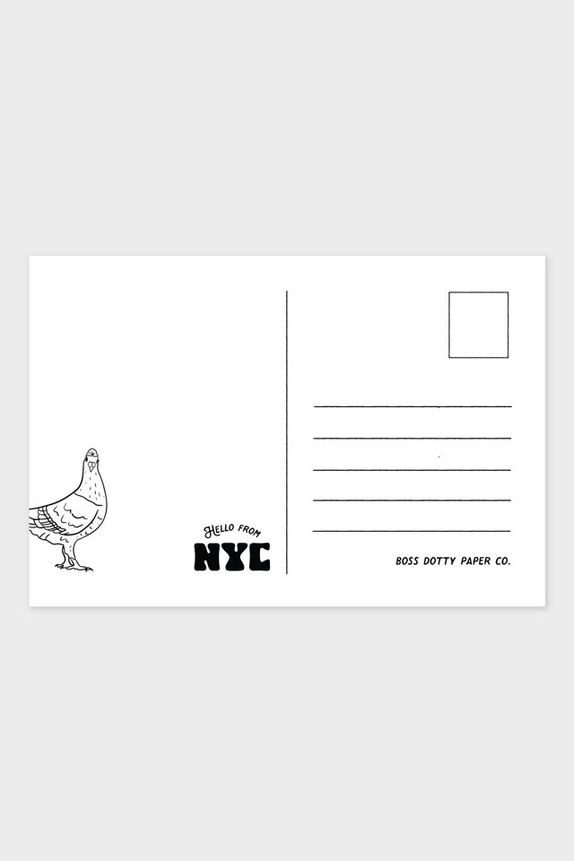 Boss Dotty Hello From NYC Postcard #1