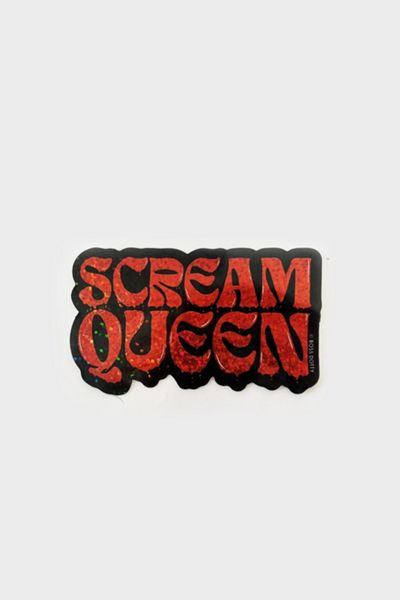 Boss Dotty Scream Queen Glitter Sticker