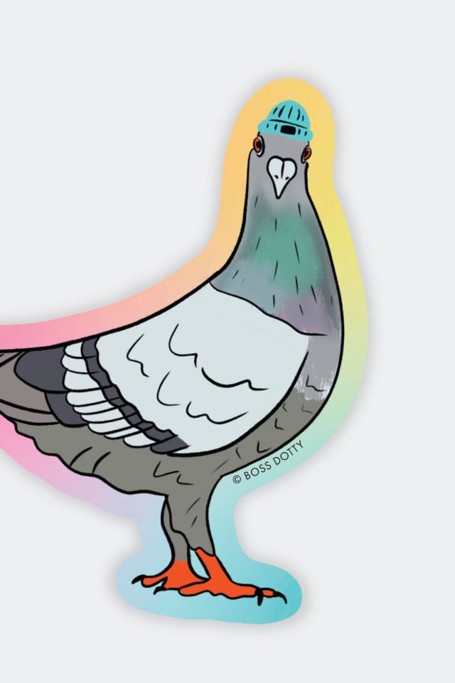 Boss Dotty Pigeon Sticker #1