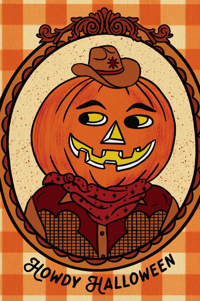 Boss Dotty Howdy Halloween Greeting Card #1
