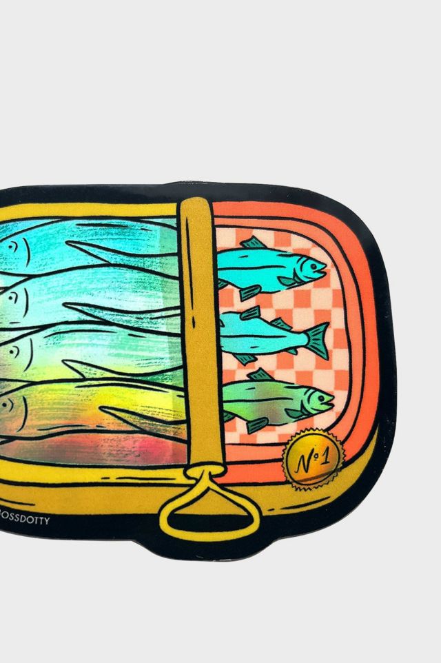 Boss Dotty Holographic Sardines Sticker #1