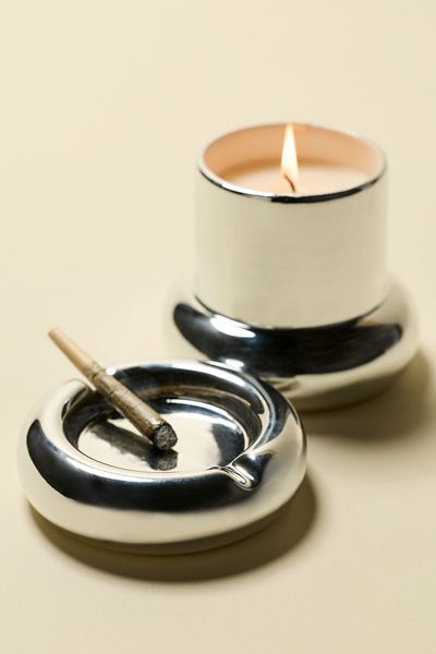 Zaya 8 oz Scented Candle & Ceramic Ashtray