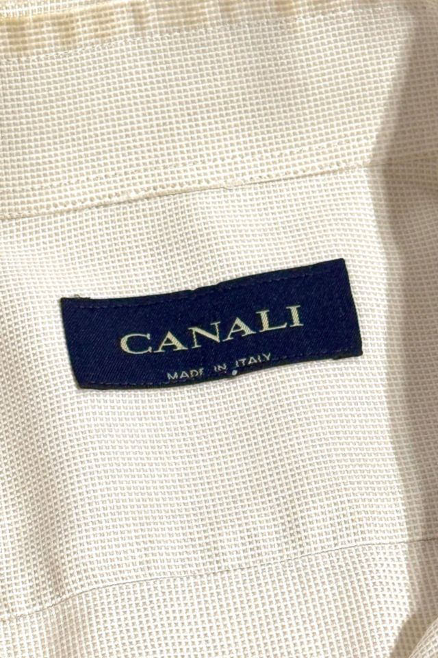 Vintage 1990's Canali Woven Dress Shirt #1