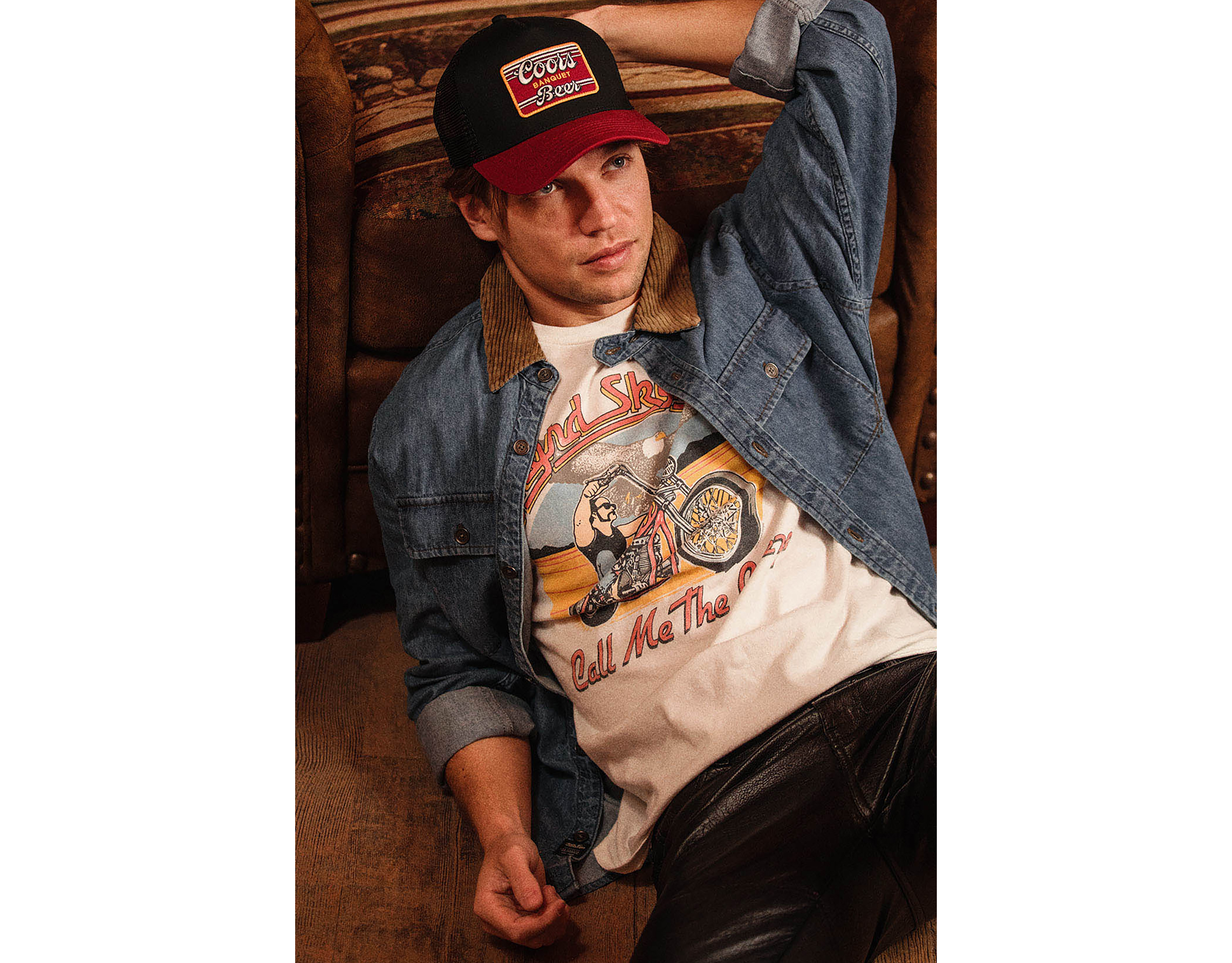 Junk Food Lynyrd Skynyrd Call Me the Breeze Flea Market Tee