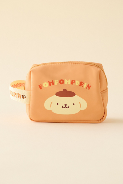Sanrio Japan Originals Pompompurin Mini Handy Makeup Pouch In Orange At Urban Outfitters