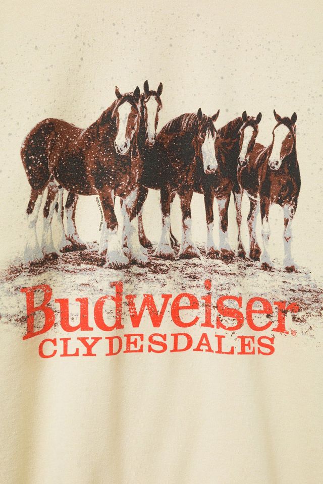 Junk Food Budweiser Clydesdales Herd Flea Market Crew Neck Sweatshirt #2