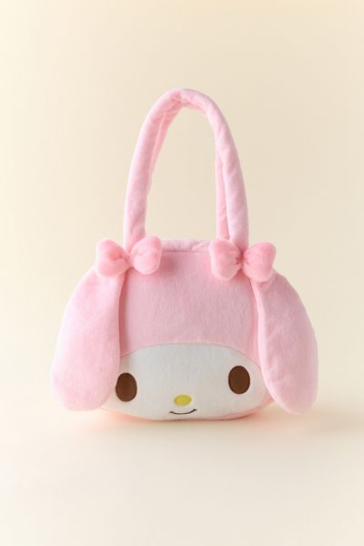 Sanrio Japan Originals My Melody Shaped Plushie Tote Bag