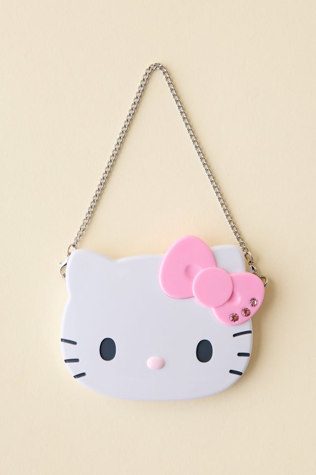 Sanrio Japan Originals Hello Kitty Shaped Compact Mirror Keychain #2