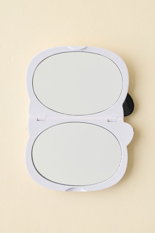 Sanrio Japan Originals Hello Kitty Shaped Compact Mirror Keychain #1