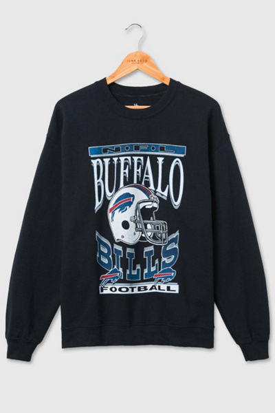 Junk Food NFL Helmet Flea Market Crew Neck Sweatshirt in Buffalo Bills, Men’s at Urban Outfitters