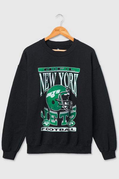 Junk Food NFL Helmet Flea Market Crew Neck Sweatshirt in New York Jets, Men’s at Urban Outfitters
